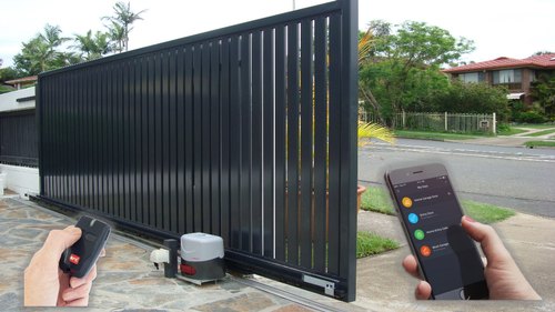 Motorized sliding gate